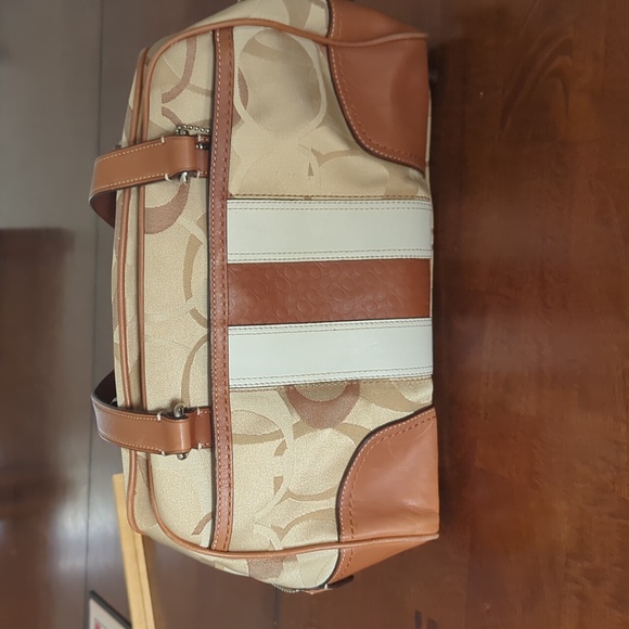 Coach Handbags - Classic Brown and Tan Coach Shoulder Bag